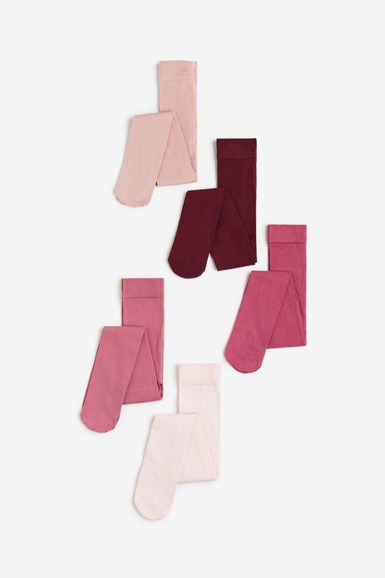 Упаковка из 5 колготок H&M, розовый