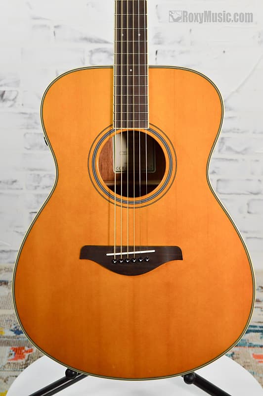 цена Акустическая гитара Yamaha FSTA Concert TransAcoustic Acoustic Electric Guitar Vintage Tint