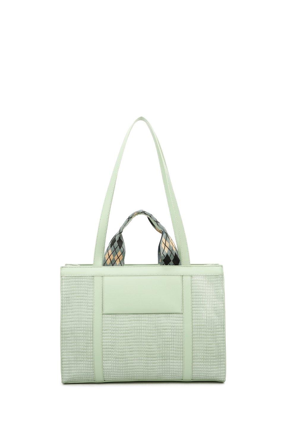 Элегантная большая сумка Fontanella Fashion, зеленый