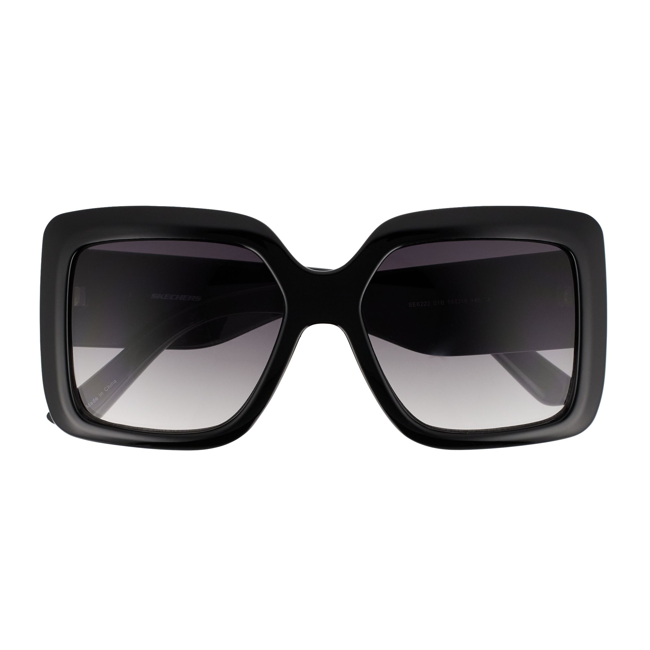 Женские большие квадратные солнцезащитные очки Skechers 55 мм Skechers