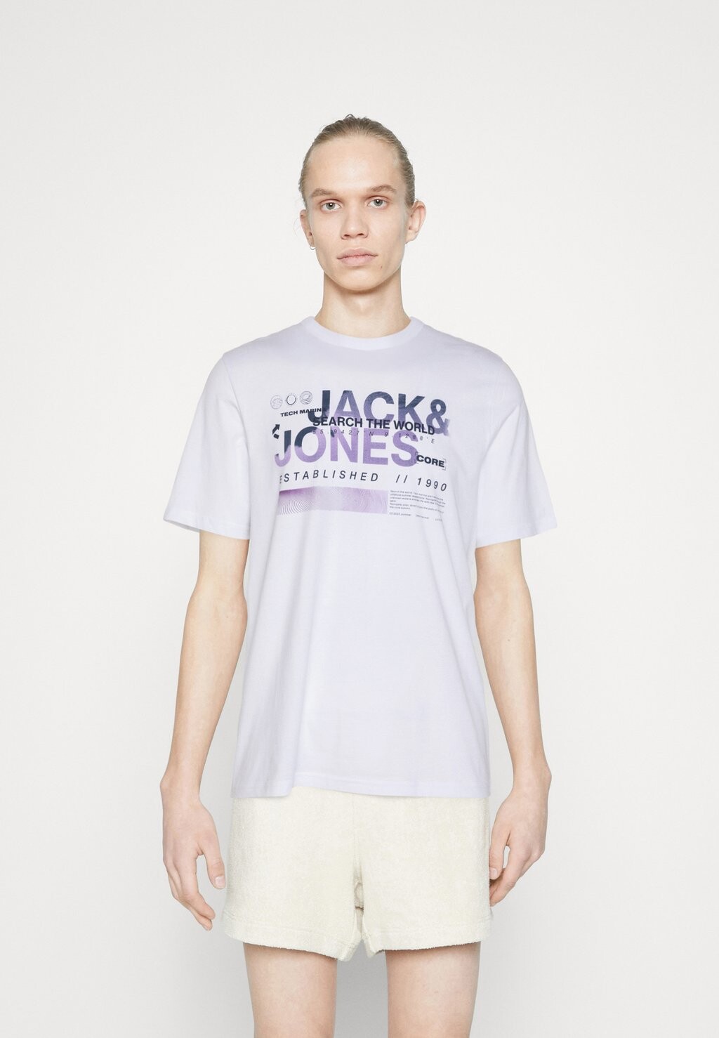 

Футболка с принтом Jack & Jones, белый