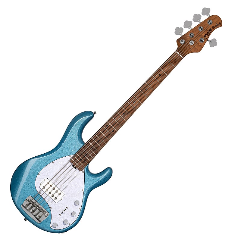 

Басс гитара Sterling by Music Man Stingray Ray35, 5-String Bass, Blue Sparkle