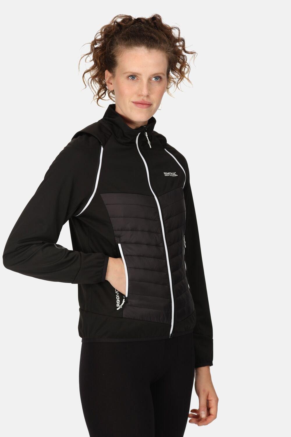 цена Водонепроницаемая походная куртка Softshell XPT Steren Hybrid Regatta, черный