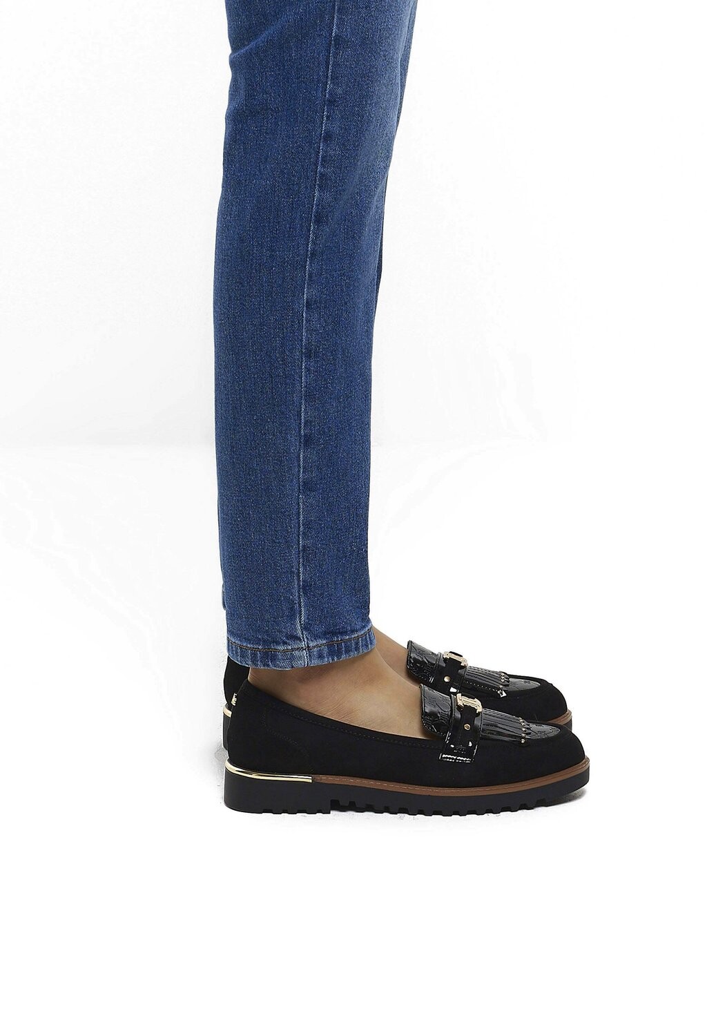 

Слипоны River Island, черные