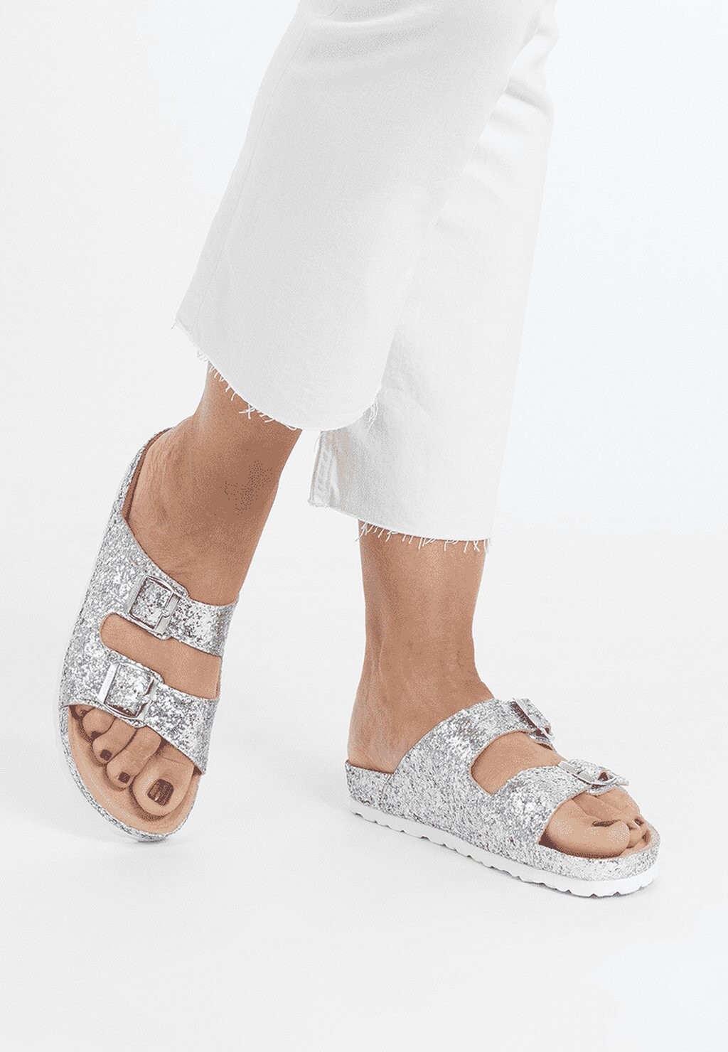 

Туфли-лодочки на плоской подошве TEXTIL SOFT vitaform, цвет silber