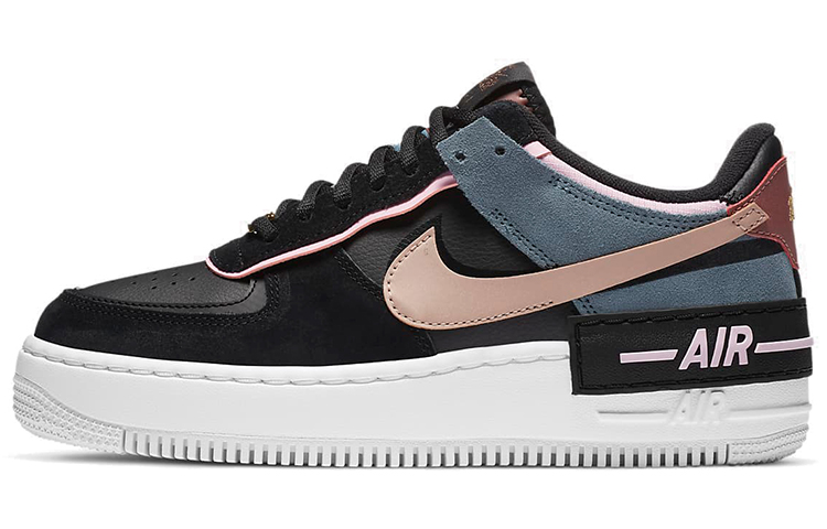 

Женские кроссовки для скейтбординга Nike Air Force 1 Shadow Black Light Arctic Pink