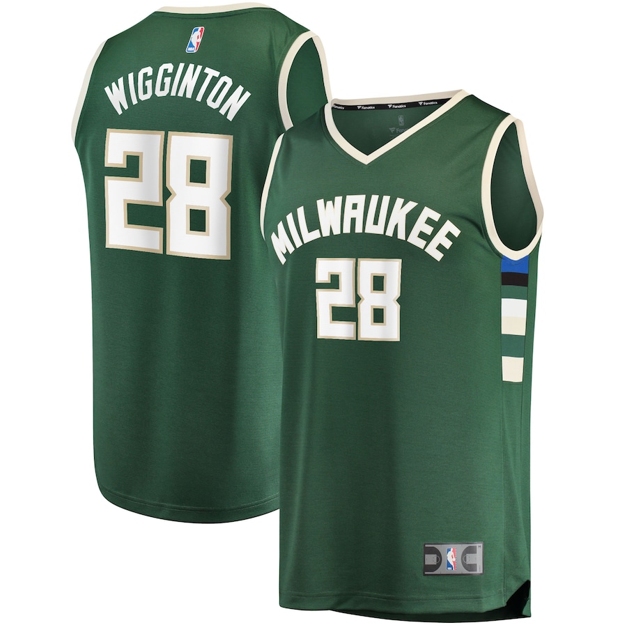 

Джерси Fanatics Branded Milwaukee Bucks, зеленый