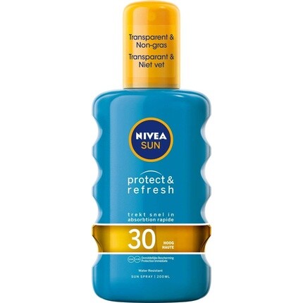 

Солнцезащитный и освежающий солнцезащитный спрей Spf30, Nivea