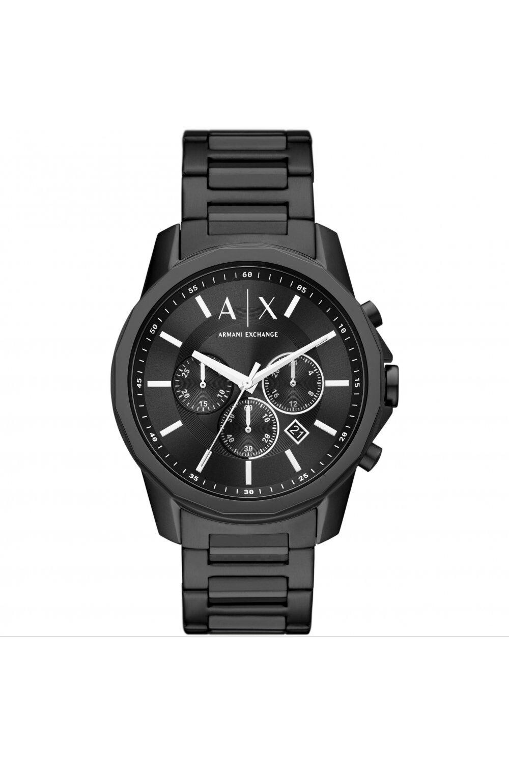 

Модные аналоговые кварцевые часы из нержавеющей стали - Ax1722 Armani Exchange, черный