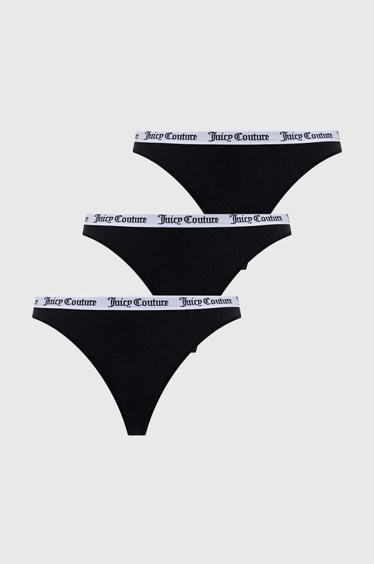 

Стринги упаковка из 3 шт. Juicy Couture, черный