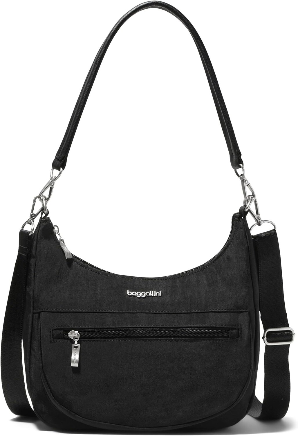 

Современная карманная сумка в форме полумесяца Baggallini, черный