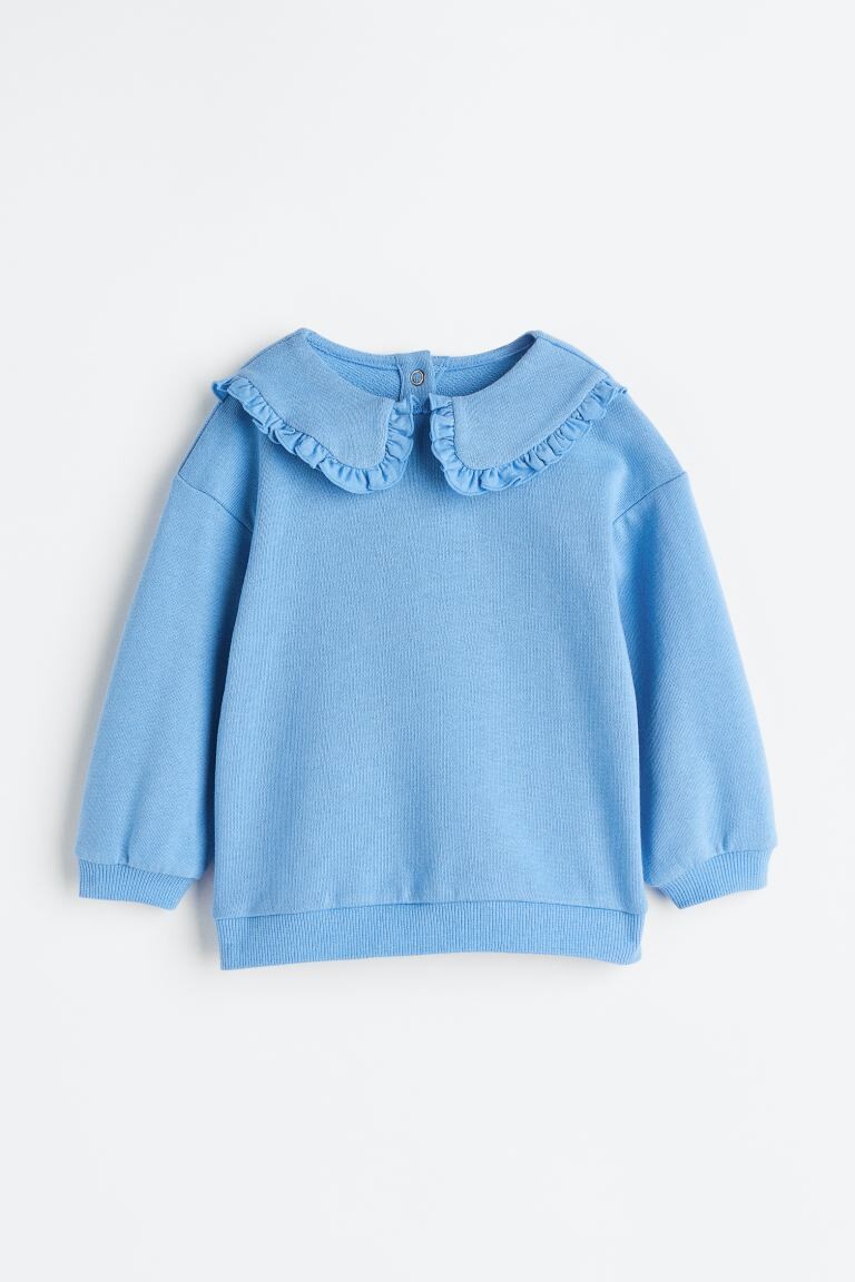 

Хлопковая толстовка H&M, синий