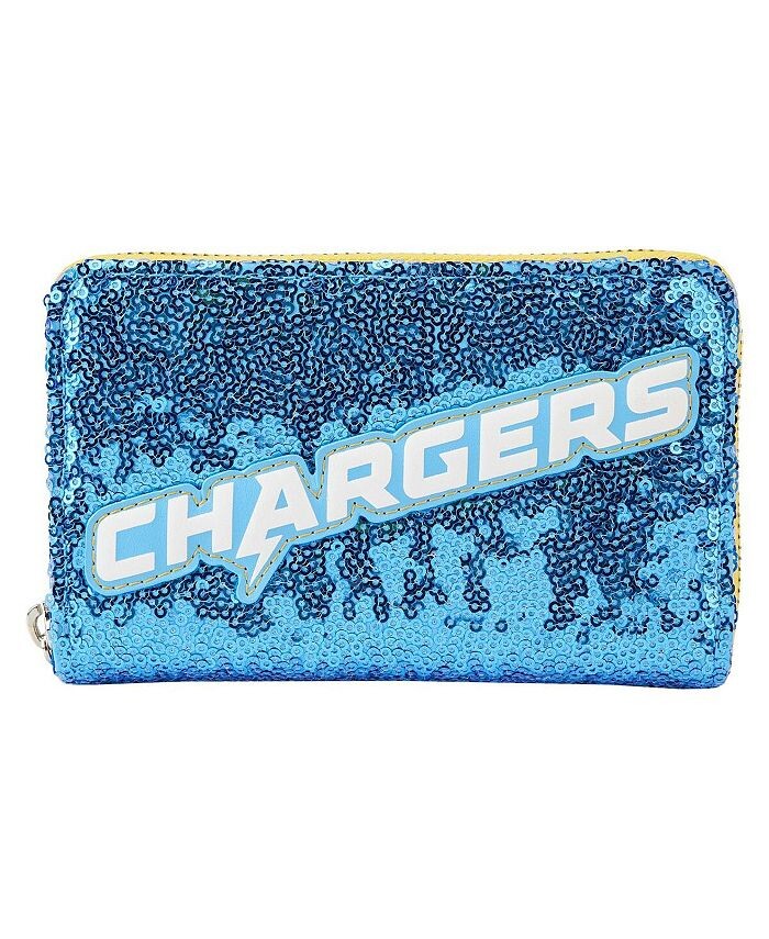 

Женский кошелек Los Angeles Chargers на молнии с пайетками Loungefly, синий