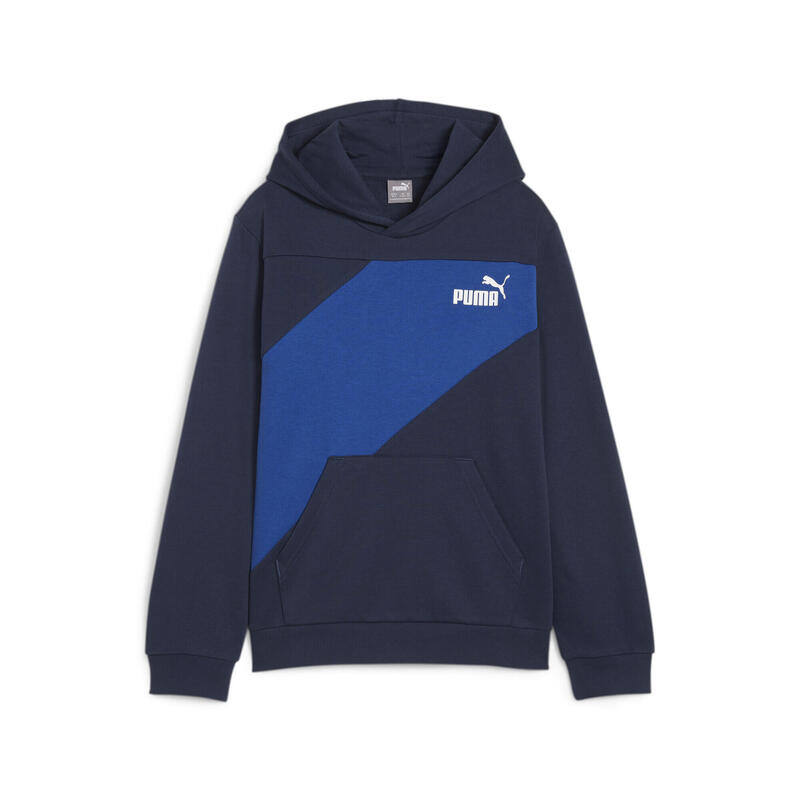 

Толстовка с цветными блоками PUMA POWER для мальчиков PUMA Club Темно-синий