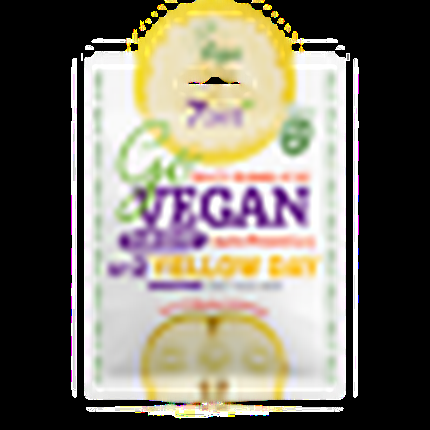 Go Vegan Tuesday Extra Moist №2 Тканевая маска-смузи Yellow Day, 7 Days Beauty