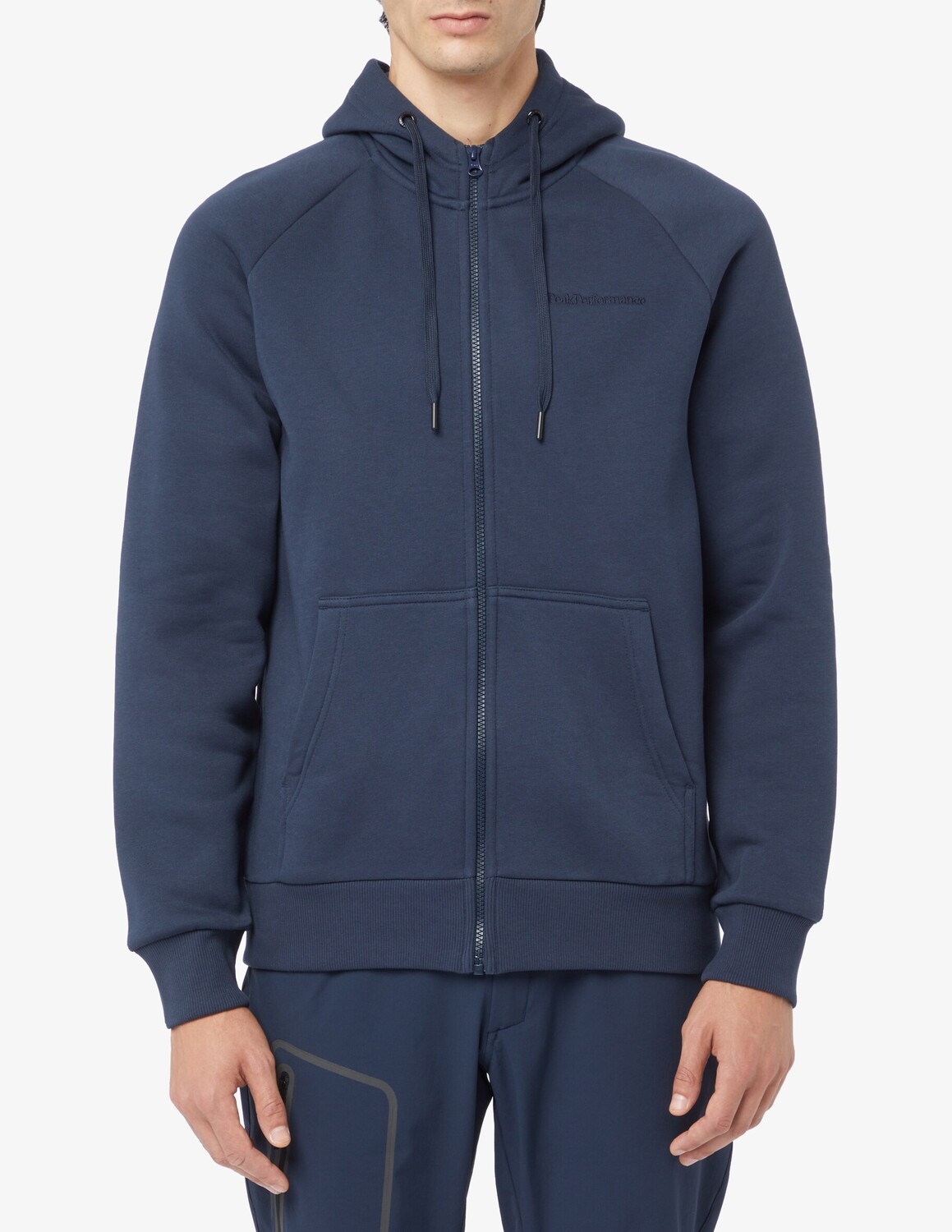 

Оригинальная толстовка с маленьким логотипом Peak Performance, синий