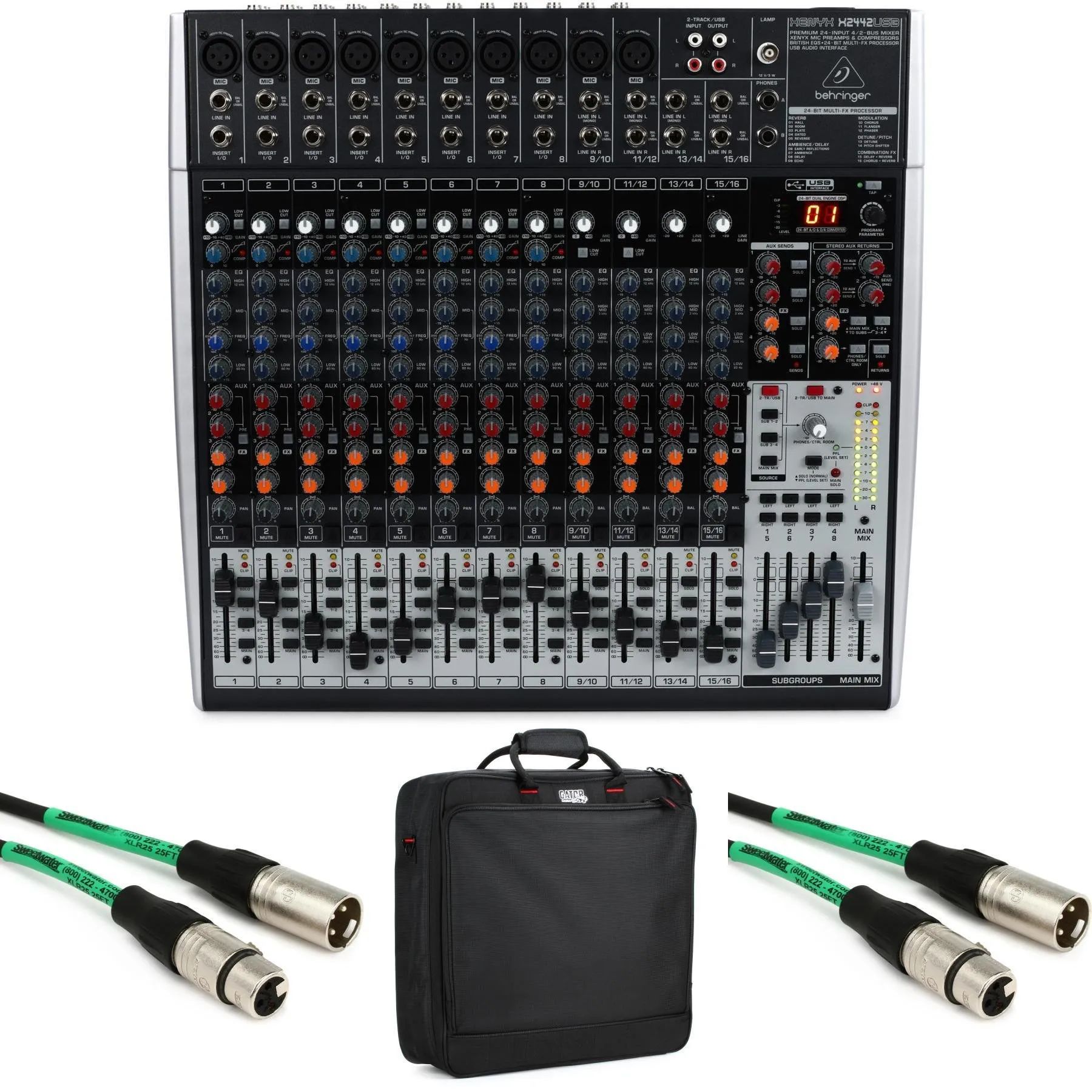 

Новый комплект сумок-миксера Behringer Xenyx X2442USB