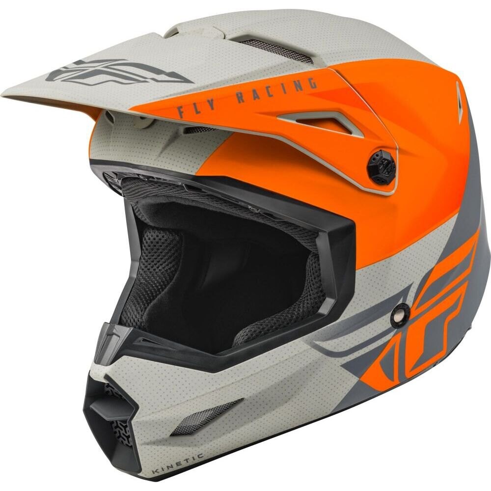 

Шлем для бездорожья Fly Racing Kinetic Straigth Edge, оранжевый