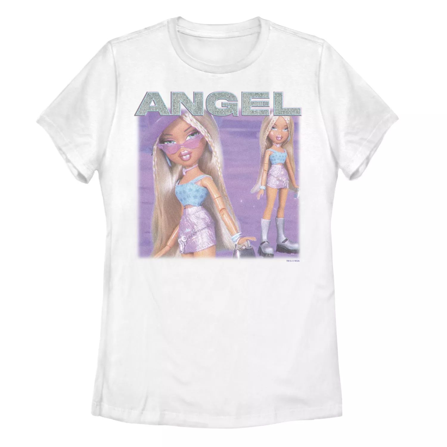 

Детская футболка Bratz Angel с портретным коллажем и графическим рисунком Licensed Character