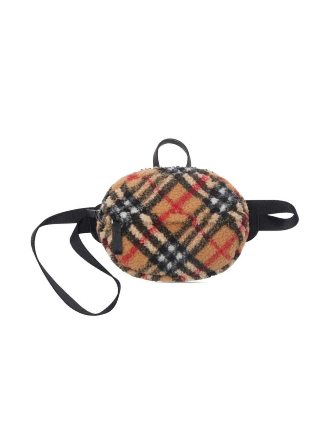 

Burberry Kids поясная сумка в клетку, коричневый