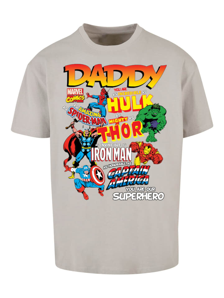 

Футболка F4NT4STIC Marvel Comics Our Dad Superhero, цвет lightasphalt