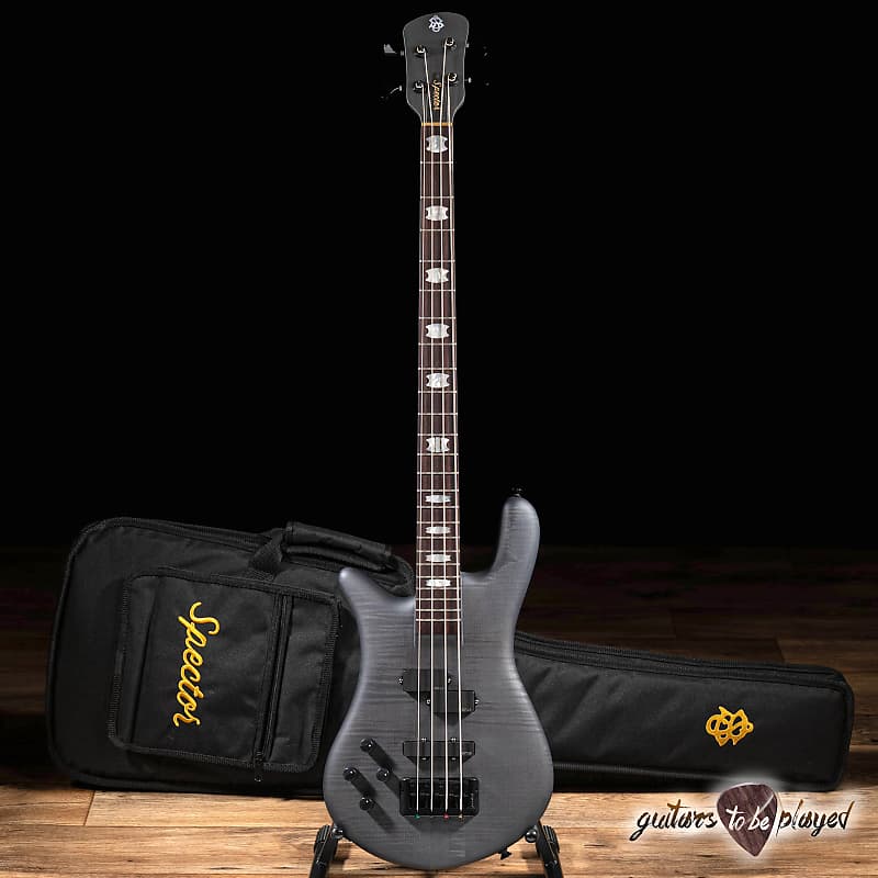 цена Басс гитара Spector Euro 4 LX Left-Handed EMG Bass Guitar – Black Stain Matte