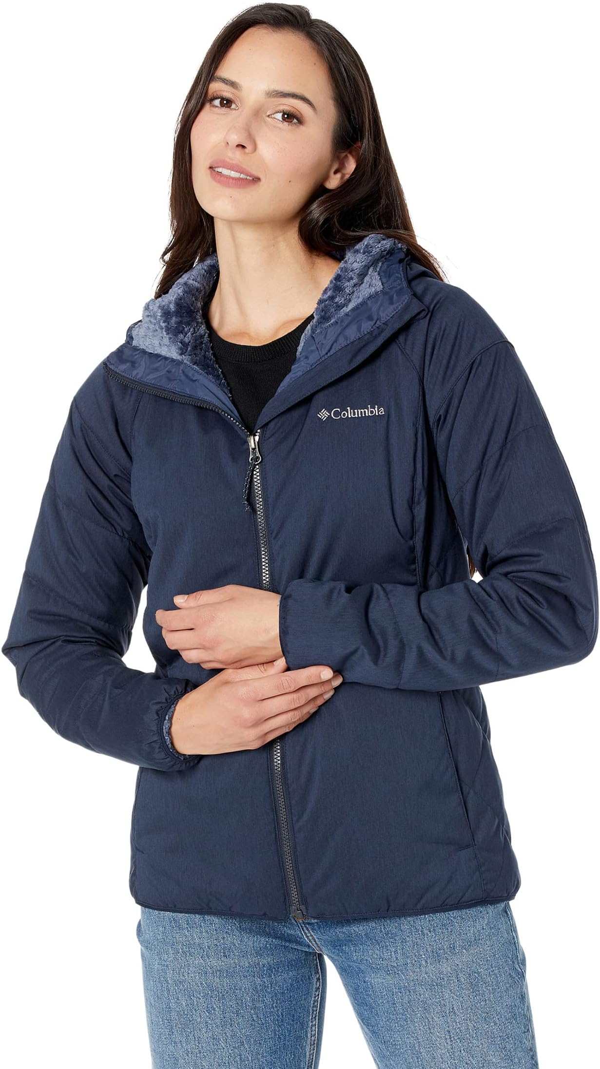 Куртка Kruser Ridge II Plush Softshell Jacket Columbia, цвет Dark Nocturnal/Heather Nocturnal