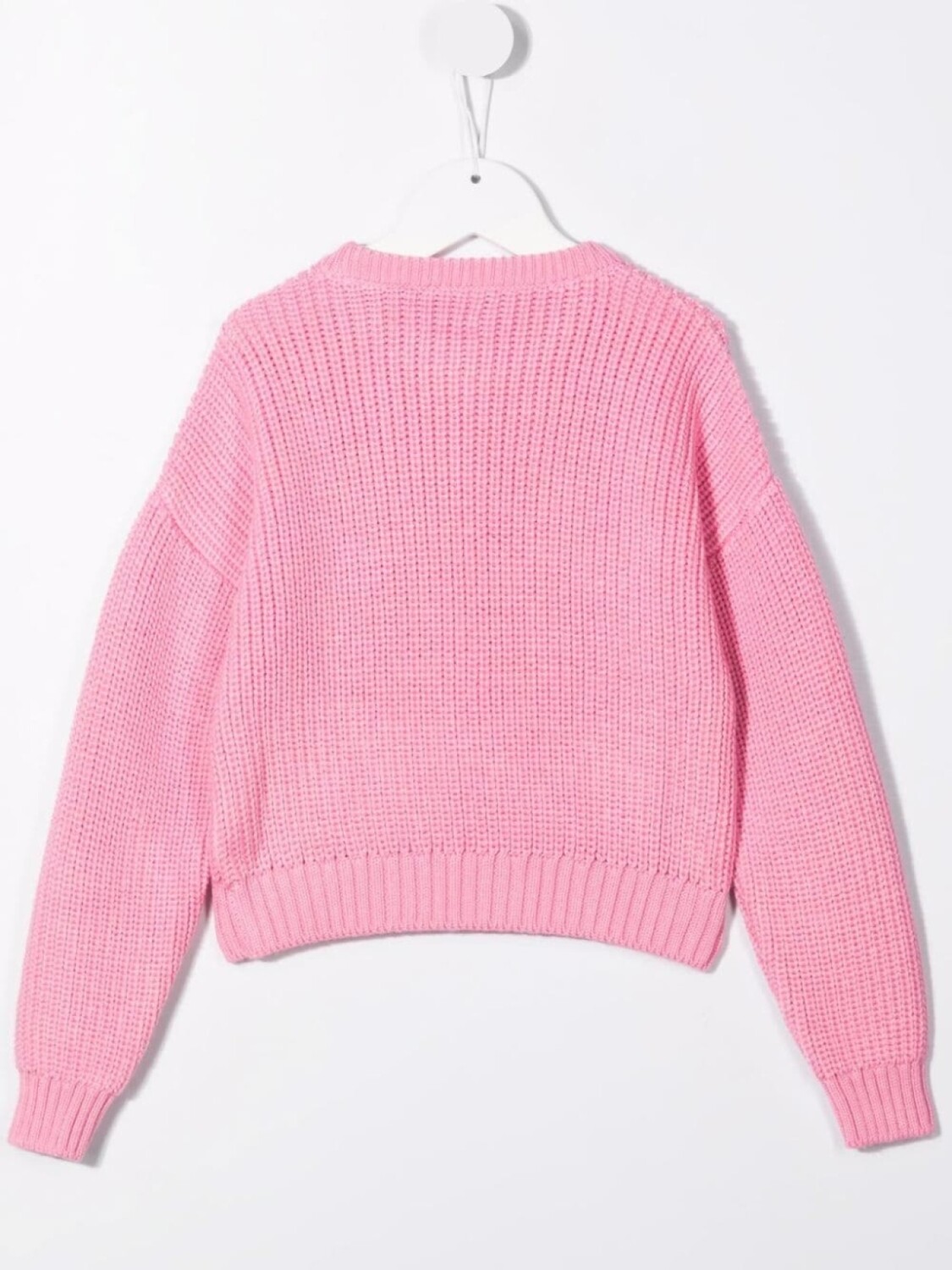 

MSGM Kids джемпер с цветочной вышивкой, розовый