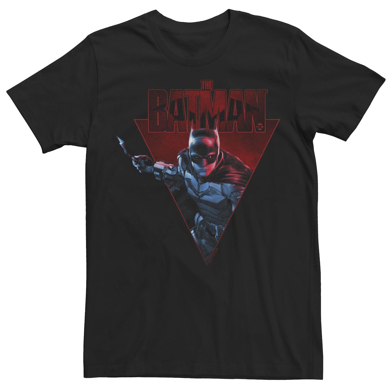 Мужская футболка с логотипом DC Comics The Batman в форме летучей мыши Licensed Character