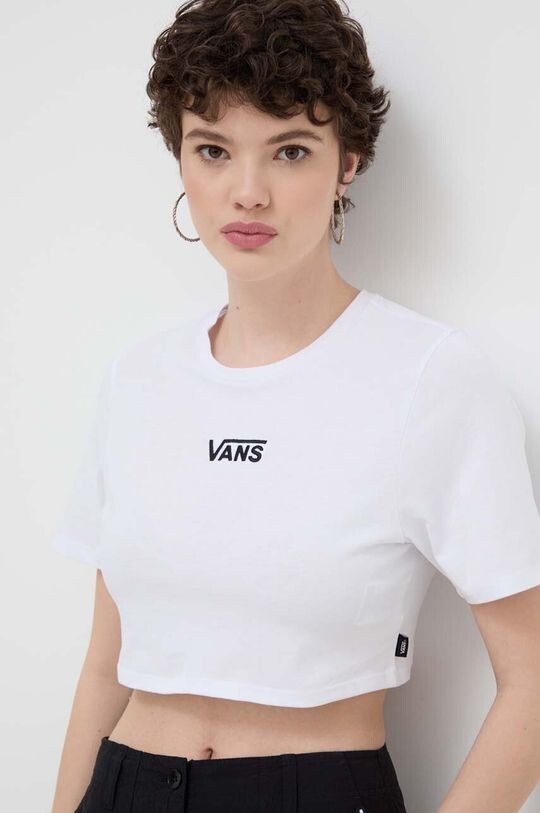 

Хлопковая футболка Vans, белый