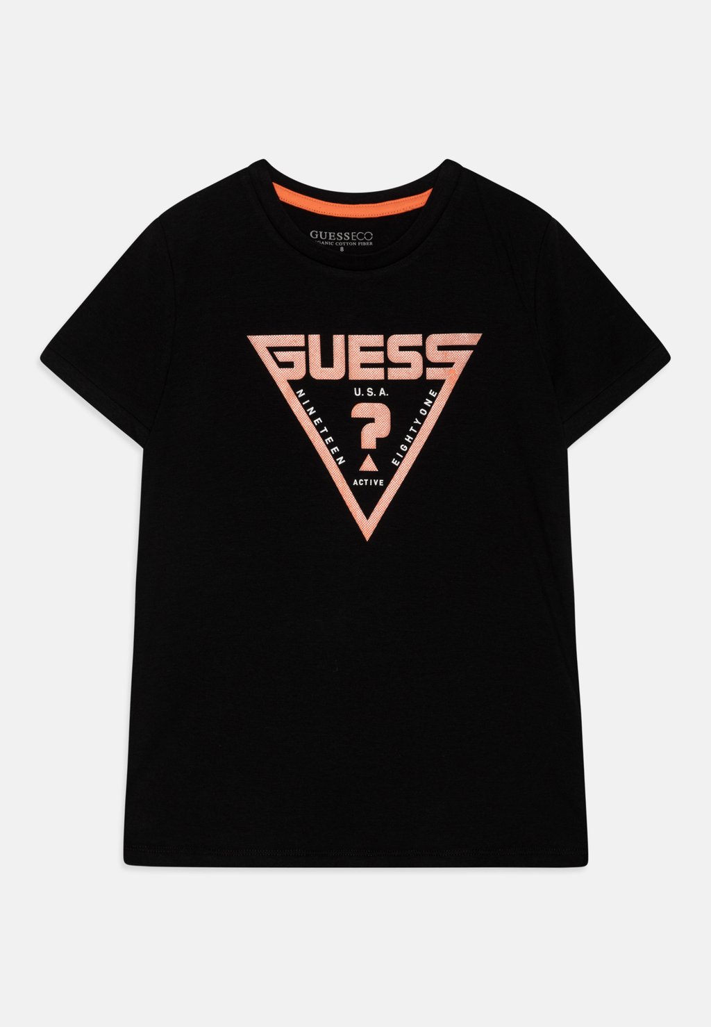 

Футболка с принтом JUNIOR MINI ME UNISEX Guess, цвет jet black