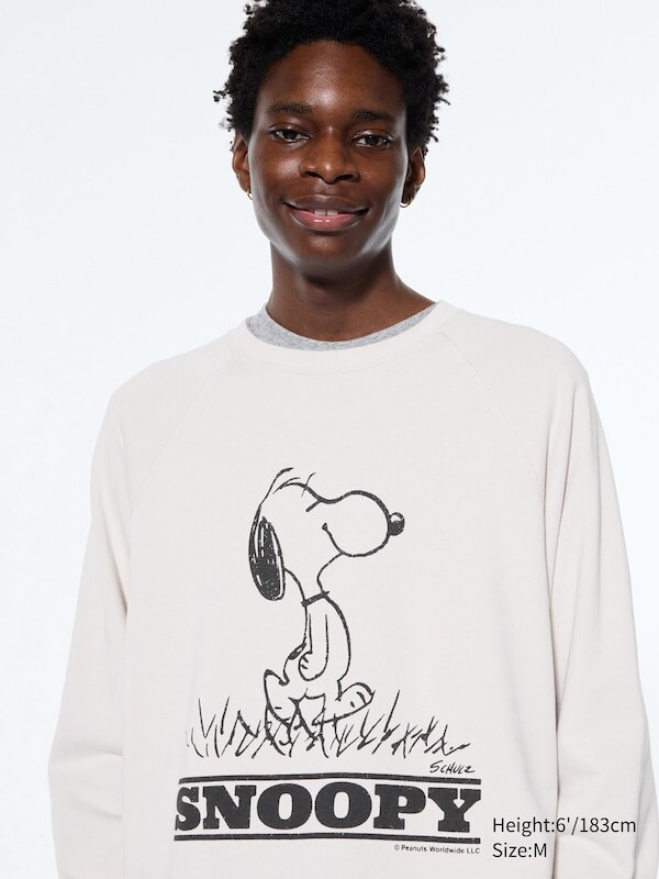 

Графическая толстовка peanuts ut Uniqlo, серый
