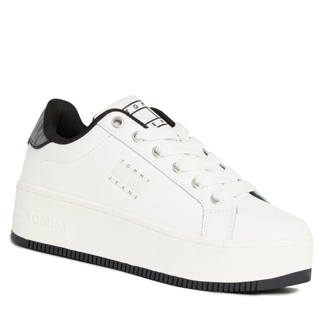 

Кроссовки Tommy Jeans TjwFlatform Animal, белый