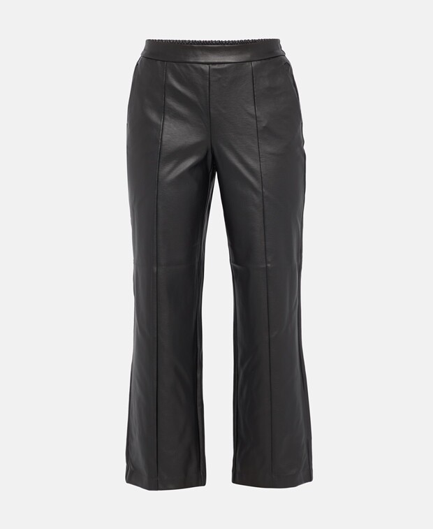 

Брюки из кожи Vero Moda, черный