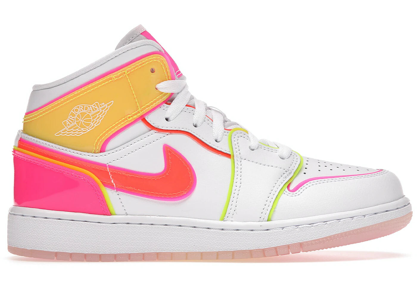 

Кроссовки Jordan 1 Mid Edge Glow