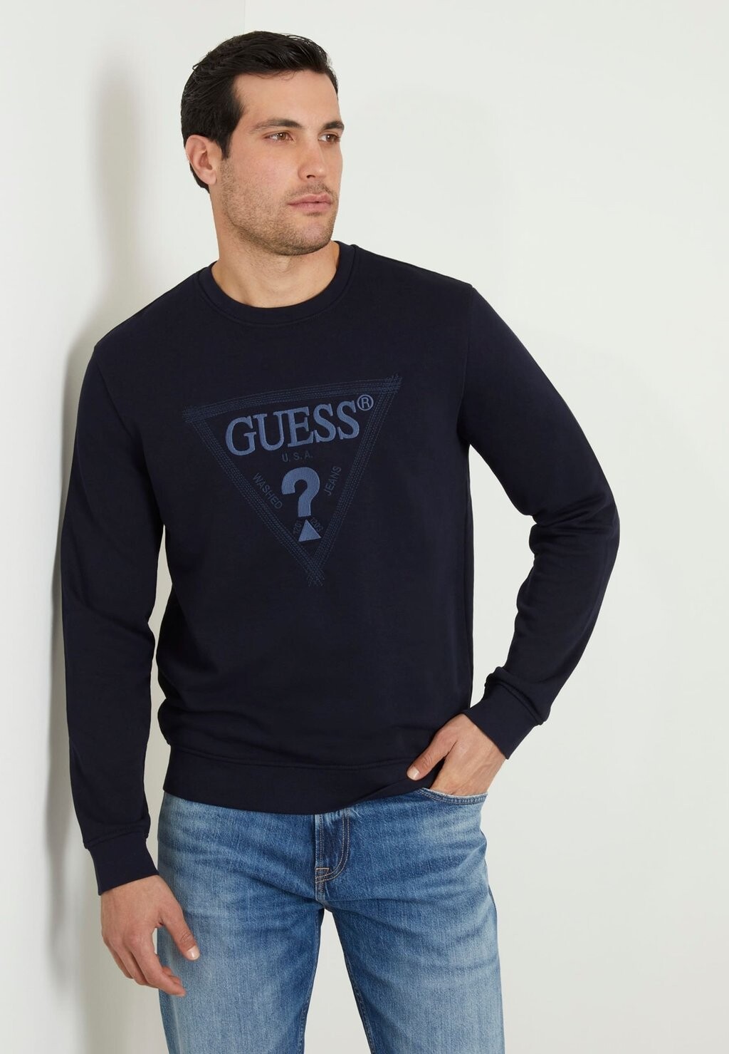 

Толстовка LOGO Guess, цвет dunkelblau