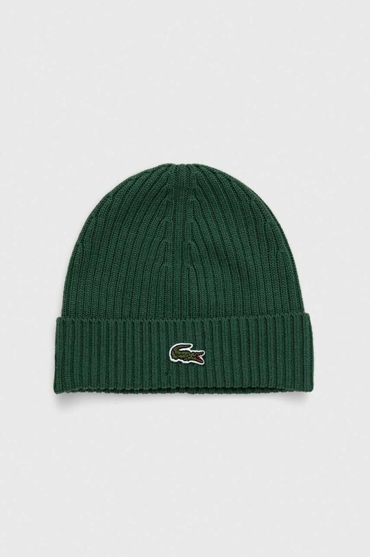 

Шерстяная шапка Lacoste, зеленый
