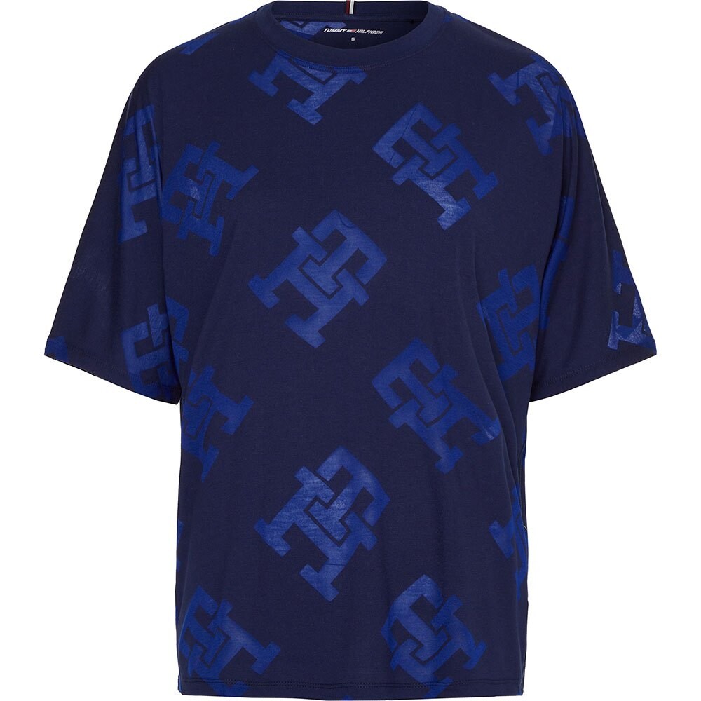 

Футболка Tommy Hilfiger Burn Out Short Sleeve Crew Neck, синий