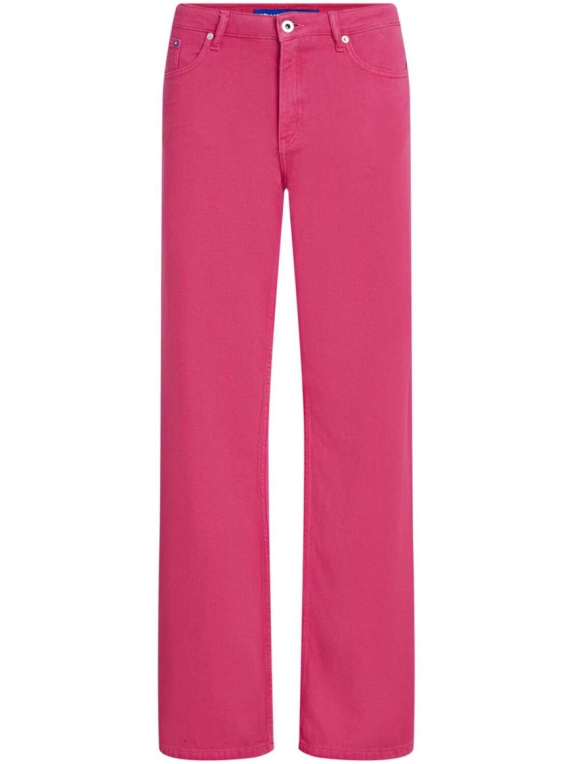 

Karl Lagerfeld Jeans high-rise wide-leg jeans, розовый