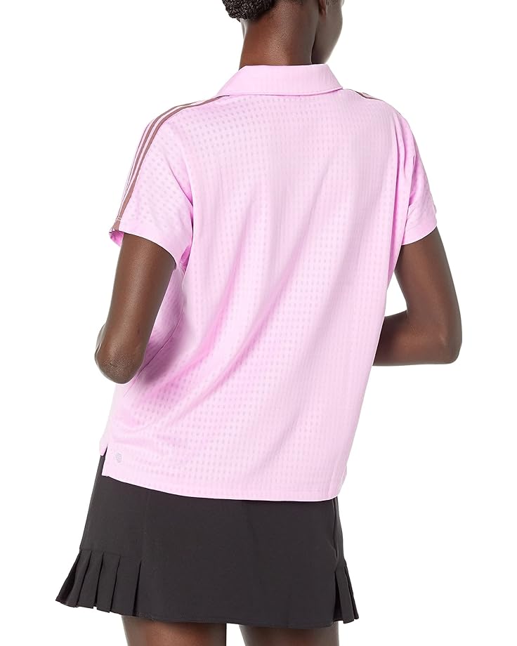 Поло Adidas Plus Size 3-Stripe Polo Shirt, цвет Bliss Lilac
