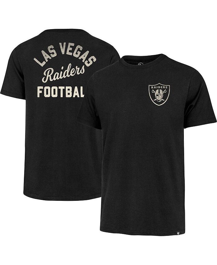 

Мужская черная футболка Las Vegas Raiders Turn Back Franklin '47 Brand, черный
