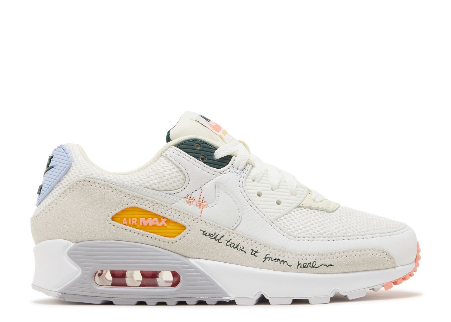 

Кроссовки Nike Wmns Air Max 90 'We'Ll Take It From Here', белый