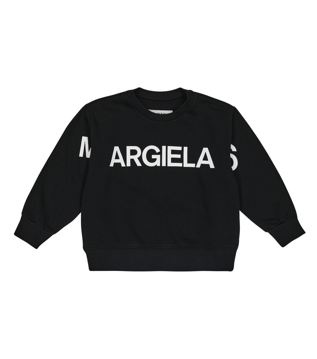 

Толстовка из хлопкового джерси с логотипом MM6 Maison Margiela, черный