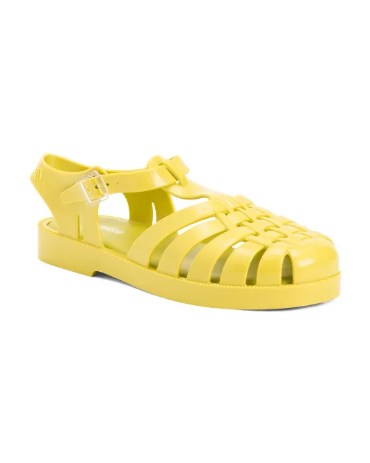 

Сделано в Бразилии Желейные сандалии Mini Possession (Little Kid, Big Kid) Mini Melissa, зеленый
