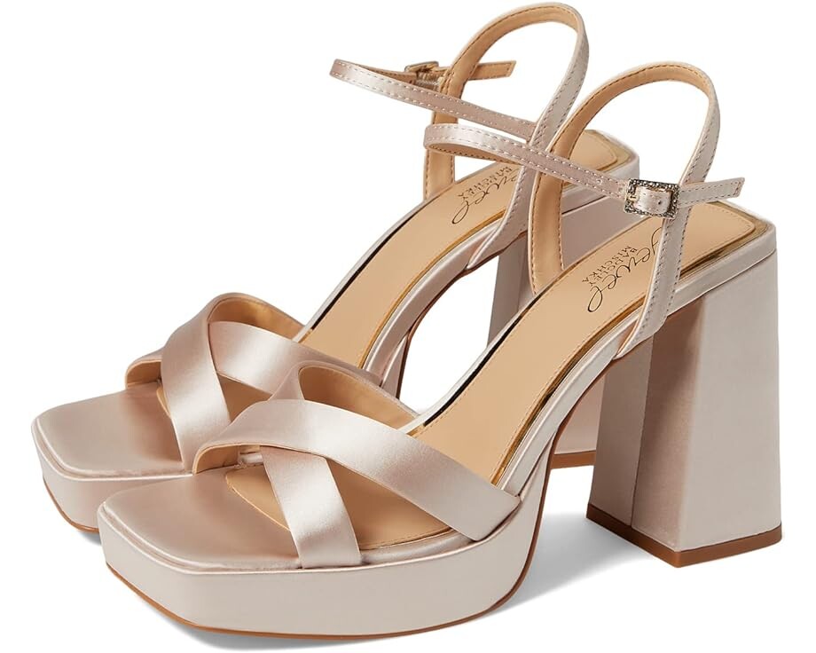 

Туфли Jewel Badgley Mischka Rainbow, цвет Champagne