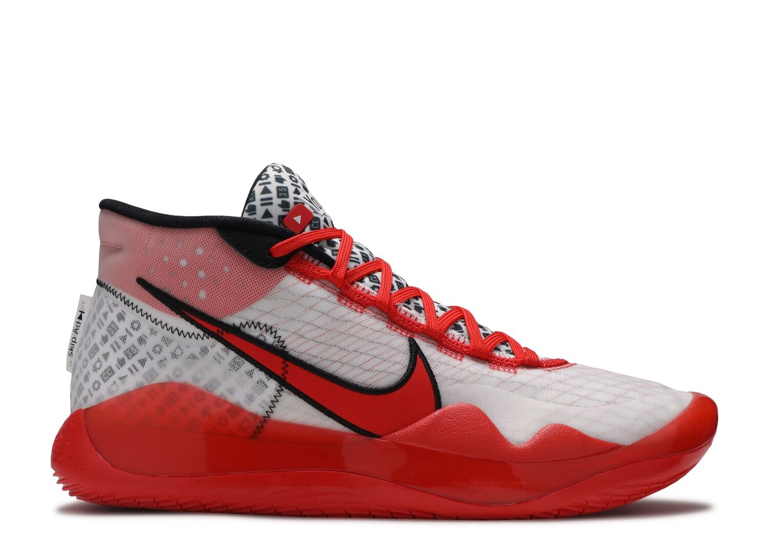 

Кроссовки Nike Youtube X Kd 12, разноцветный, Красный