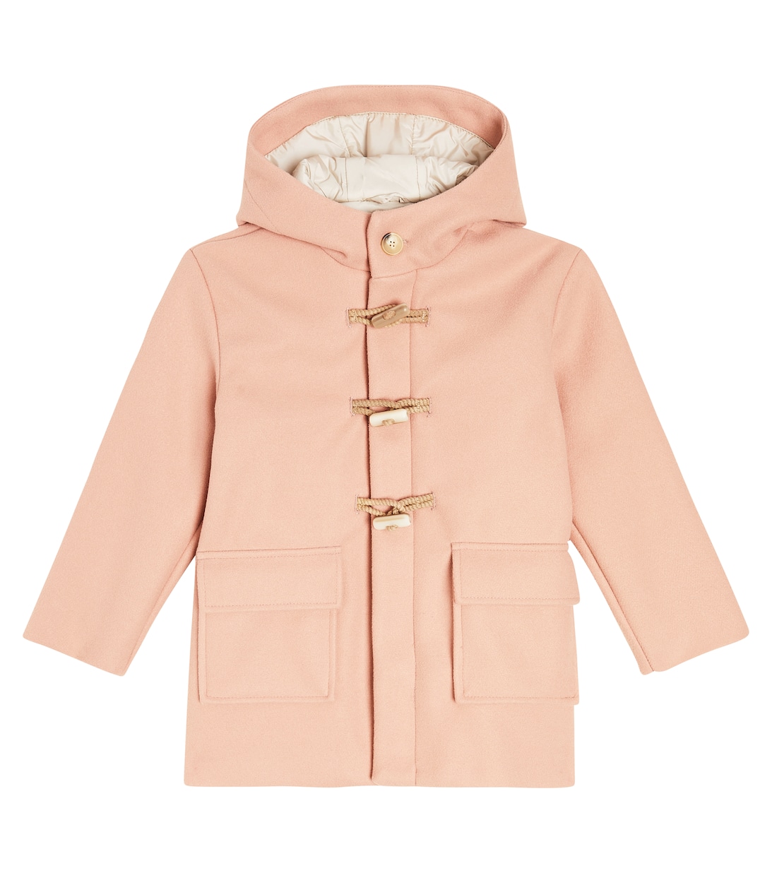 Пальто с капюшоном Il Gufo, розовый
