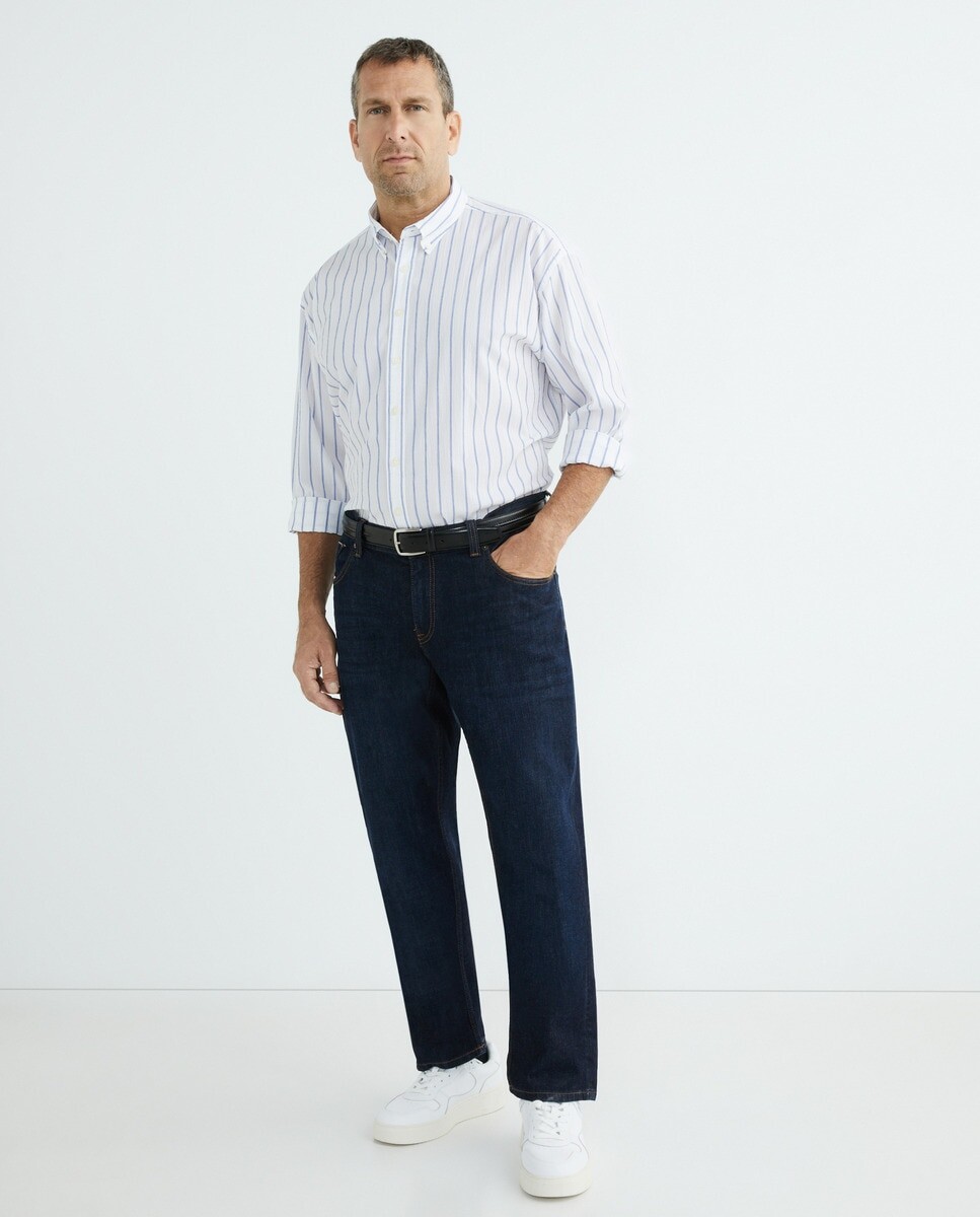 

Tommy Hilfiger мужская рубашка в полоску больших размеров Tommy Hilfiger, белый