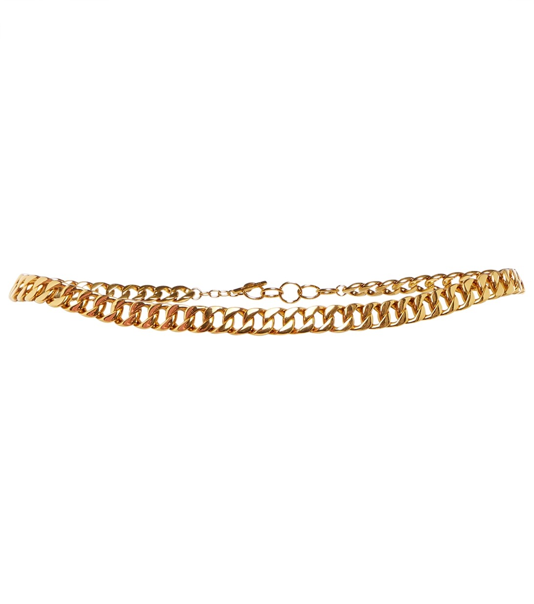 

Ремень-цепочка Saint Laurent, золотой