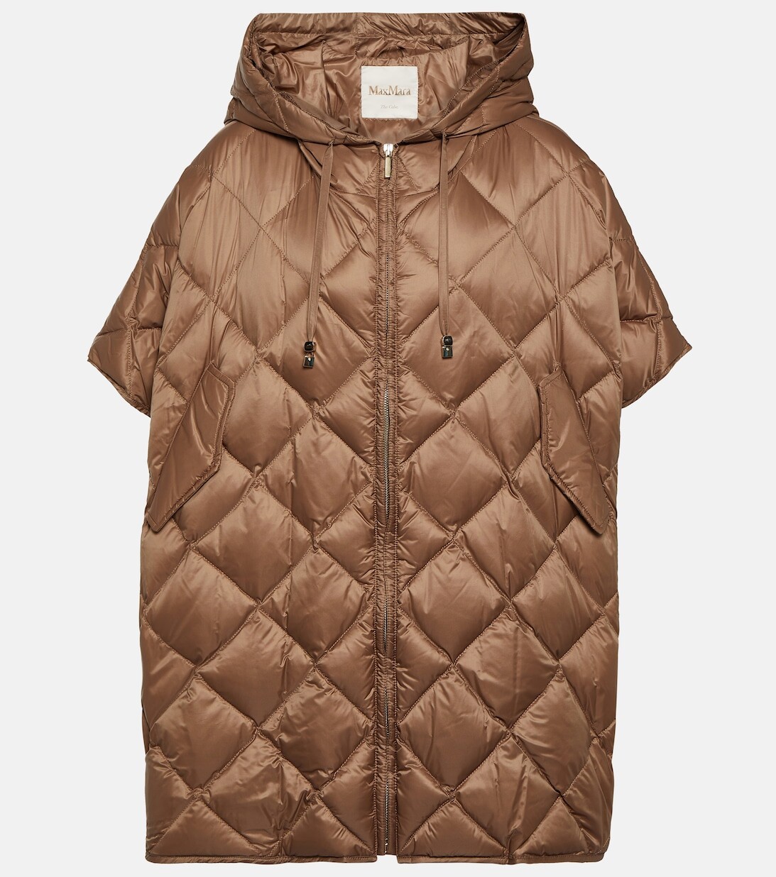

Стеганая накидка-пуховик The Cube Treman MAX MARA, коричневый